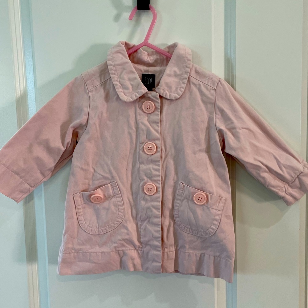 Baby Gap Pink Light Pea Coat